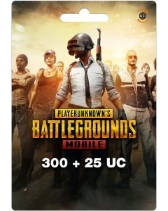 PUBG Mobile 300 + 25 UC (Global) - Instant Delivery